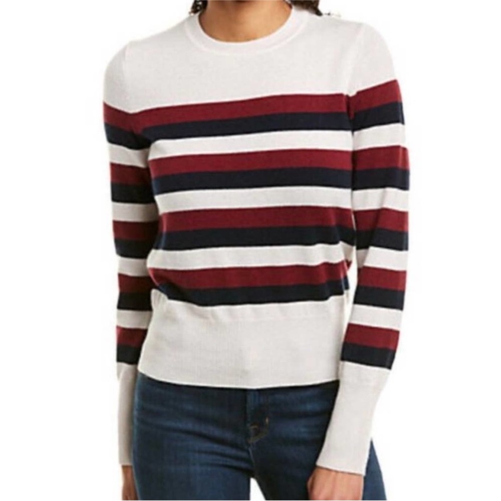 Equipment Cielle Stripe Wool & Cashmere Sweater Striped Women’s Sz XS NWOT